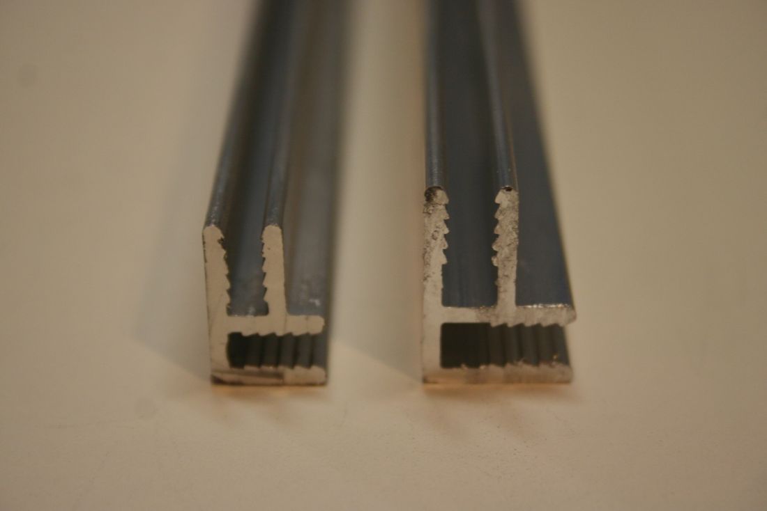 hoekprofiel voor 3 of 4mm platen hoekprofiel voor 3 of 4mm platen