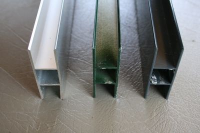 profielen 20 x 20 x 1,5mm met 2 flens 16mm polycarbonaat profielen 20 x 20 x 1,5mm met 2 flens 16mm polycarbonaat