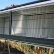 buitenkooi B210 x D60 x H68cm in antraciet aluminium met polycarbonaat dak en acp wanden