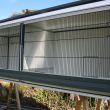 buitenkooi B210 x D60 x H68cm in antraciet aluminium met polycarbonaat dak en acp wanden