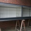 buitenkooi B248 x D60 x H68cm in antraciet aluminium met polycarbonaat dak en acp wanden