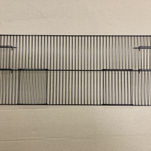 zwarte fronten 2 schuifdeuren en 2 draaideuren 30 cm hoog