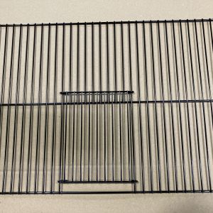 zwarte fronten hoogte 30cm met 1 schuifdeur