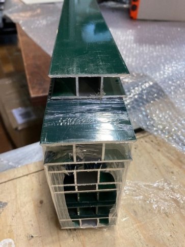 STOCKOPRUIMING PROFIELEN GROEN VOOR 16MM PLATEN