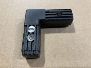 hoekkoppelstuk met stalen kern voor 20x20x1,5mm