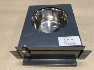 voedercassette 1  vaks  13cm antraciet