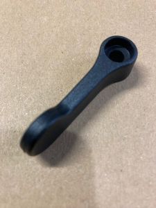 deurgrendel  zwart 5cm