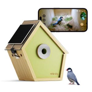 vogelhuis met live camera via smartphone