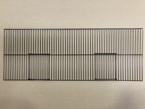 zwarte fronten met enkel 2 schuifdeuren